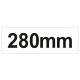 MOTYCZKA 280MM, STAL CHROMOWANA -zdjęcie numer 2