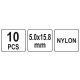 NITY PLASTIKOWE 5.0x15.8MM 10SZT. -zdjęcie numer 3