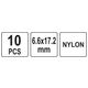 NITY PLASTIKOWE 6.6x17.2MM 10SZT. -zdjęcie numer 3