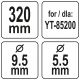 NÓŻ DO KOSIARKI 320MM -zdjęcie numer 5