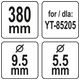 NÓŻ DO KOSIARKI 380MM -zdjęcie numer 5