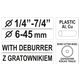 OBCINAK RUR MIEDZ. Z GRATOWNIKIEM 6-45MM -zdjęcie numer 4
