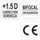 OKULARY OCHRONNE KOREKCYJNE +1,5 -zdjęcie numer 2