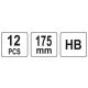 OŁÓWKI STOLARSKIE HB 12SZT -zdjęcie numer 5