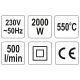 OPALARKA 2000W (I)350°C (II)550°C -zdjęcie numer 6