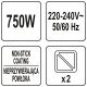 OPIEKACZ 750W, 2 TOSTY, STAL NIERDZEWNA -zdjęcie numer 6
