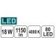 OPRAWA SUFITOWA LED 18W 300x300x15MM -zdjęcie numer 5