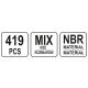 ORINGI GUMOWE MIX 419 SZT -zdjęcie numer 5