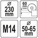 OSŁONA PRZECIWPYŁOWA DO CIĘCIA 230MM -zdjęcie numer 3