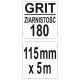 PAPIER ŚCIERNY D ROLKA 115MM*5M GR.180 -zdjęcie numer 2