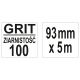 PAPIER ŚCIERNY D ROLKA 93MM*5M GR.100 -zdjęcie numer 3