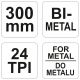 PIŁA DO METALU 300MM -zdjęcie numer 3