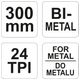 PIŁA DO METALU 300MM -zdjęcie numer 3