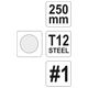 PILNIK DO METALU OKRĄGŁY 250MM #1 -zdjęcie numer 3