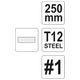 PILNIK DO METALU PŁASKI 250MM #1 -zdjęcie numer 3