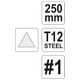 PILNIK DO METALU TRÓJKĄTNY 250MM #1 -zdjęcie numer 3