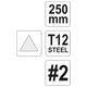 PILNIK DO METALU TRÓJKĄTNY 250MM #2 -zdjęcie numer 3