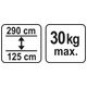 PODPORA TELESKOPOWA 125-290CM -zdjęcie numer 4