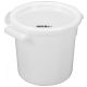 POJEMNIK DO ŻYWNOŚCI OKRĄGŁY PP 1L -zdjęcie numer 2