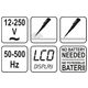 PRÓBNIK NAPIĘCIA 12-250V LCD -zdjęcie numer 4