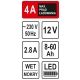 PROSTOWNIK 12V 4A 60AH LED -zdjęcie numer 4