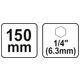 PRZEDŁUŻACZ DO WIERTEŁ ŁOPATKOWYCH 150MM -zdjęcie numer 3