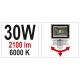 REFLEKTOR DIOD.30W 2100LM CZUJ. YATO -zdjęcie numer 6