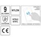 RĘKAWICE OCHR. Z OBSŁ. SMART. NITR R. 9 -zdjęcie numer 4