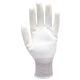 RĘKAWICE ROBOCZE NYLON/PU BIAŁE 10 -zdjęcie numer 4