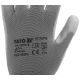 RĘKAWICE ROBOCZE POLIESTER/PU SZARE 9 -zdjęcie numer 5