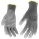 RĘKAWICE ROBOCZE POLIESTER/PU SZARE 9 -zdjęcie numer 2