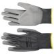 RĘKAWICE ROBOCZE POLIESTER/PU SZARE 9 -zdjęcie numer 7