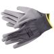 RĘKAWICE ROBOCZE POLIESTER/PU SZARE 9 -zdjęcie numer 1