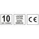 RĘKAWICE ROBOCZE SKÓRA ROZM. 10 CZERWONE -zdjęcie numer 4