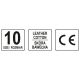RĘKAWICE ROBOCZE SKÓRA ROZM. 10 CZERWONE -zdjęcie numer 4