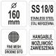 SITO CHIŃSKIE SIATKOWE GĘSTE 160MM -zdjęcie numer 4
