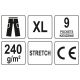 SPODNIE ROBOCZE STRETCH ONYX R. XL -zdjęcie numer 2