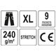 SPODNIE ROBOCZE STRETCH ONYX R. XL -zdjęcie numer 2