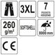 SPODNIE SOFTSHELL STRETCH MALLET R. 3XL -zdjęcie numer 5