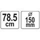ŚWIDER GLEBOWY ŚR. 150MM, DŁUGOŚĆ: 785MM -zdjęcie numer 5