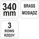 SZCZOTKA DRUCIANA PLASTIK.R. 3-RZĘDY -zdjęcie numer 3