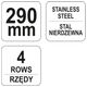 SZCZOTKA DRUCIANA PLASTIK.R. 4-RZĘDY -zdjęcie numer 3