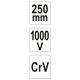 SZCZYPCE HYDRAULICZNE NASTAWNE 250MM VDE -zdjęcie numer 4