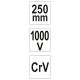 SZCZYPCE HYDRAULICZNE NASTAWNE 250MM VDE -zdjęcie numer 4