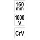 SZCZYPCE- ŚCIĄGACZ IZOLACJI 160MM VDE -zdjęcie numer 6