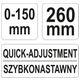 SZCZYPCE SPAWALNICZE SZYBKONASTAW 150MM -zdjęcie numer 5