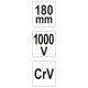 SZCZYPCE UNIWERSALNE 180MM VDE -zdjęcie numer 5