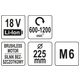 SZLIFIERKA DO GIPSU 18V 215MM - BODY -zdjęcie numer 9