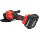 SZLIFIERKA KĄTOWA 18V (BL MOTOR; 2X4AH) -zdjęcie numer 6