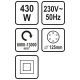 SZLIFIERKA MIMOŚROD. 430W 125MM STHOR -zdjęcie numer 4